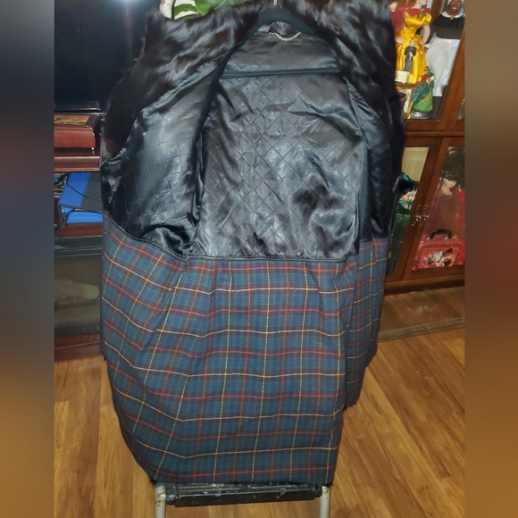 🐻🐻🐻MEN'S BLACK BEAR FUR FULL LENGTH COAT🐻🐻🐻 - Picture 4 of 16